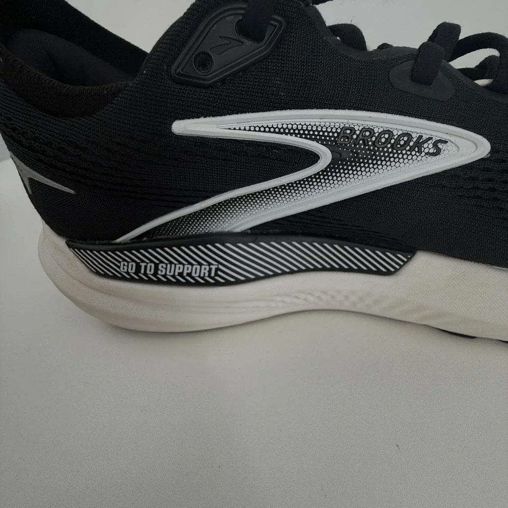 Brooks Glycerin 22 Running Shoes + Currex Insoles Womens 9.5 Black 1204351